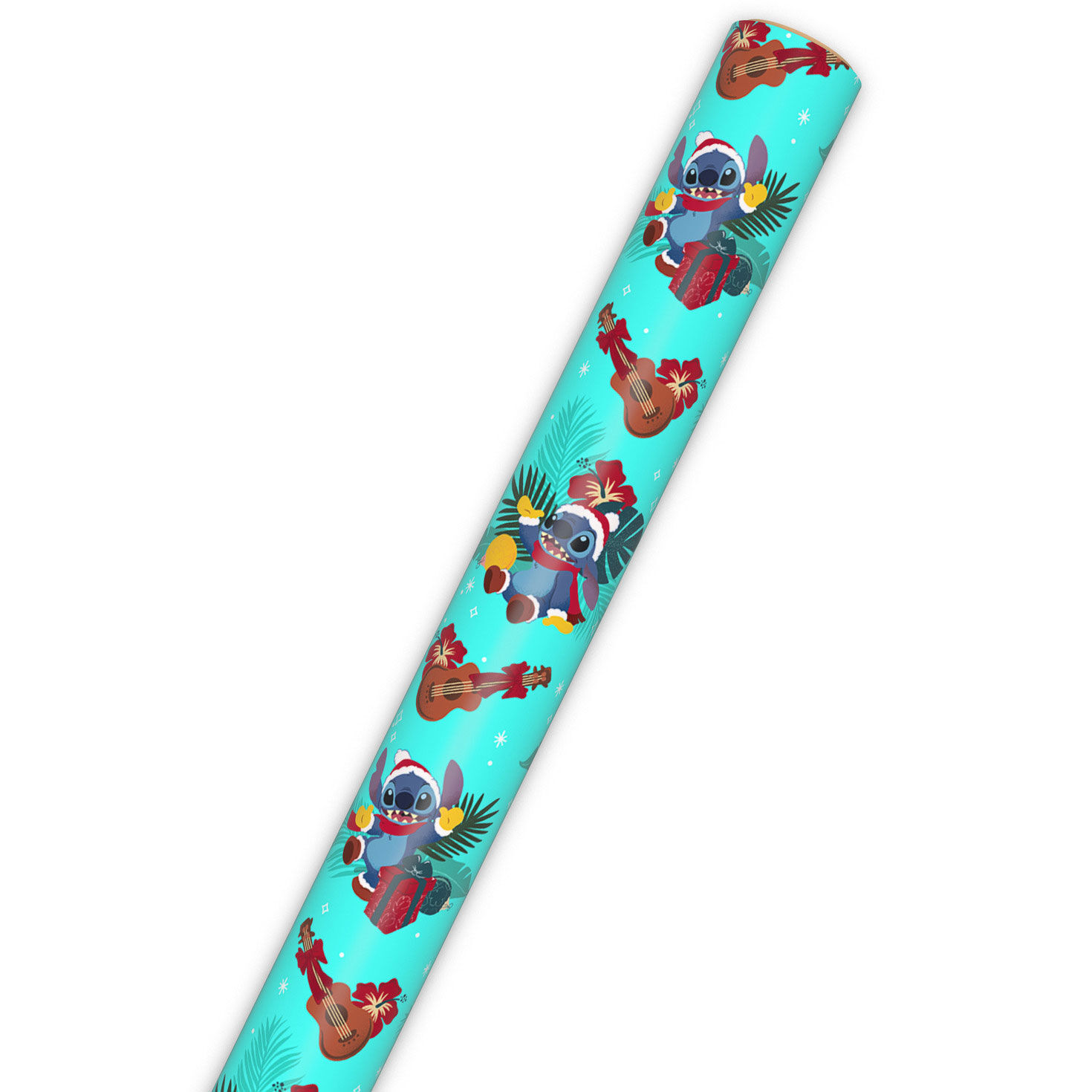 Disney Stitch Jumbo Christmas Wrapping Paper Wrap Tube image number 6