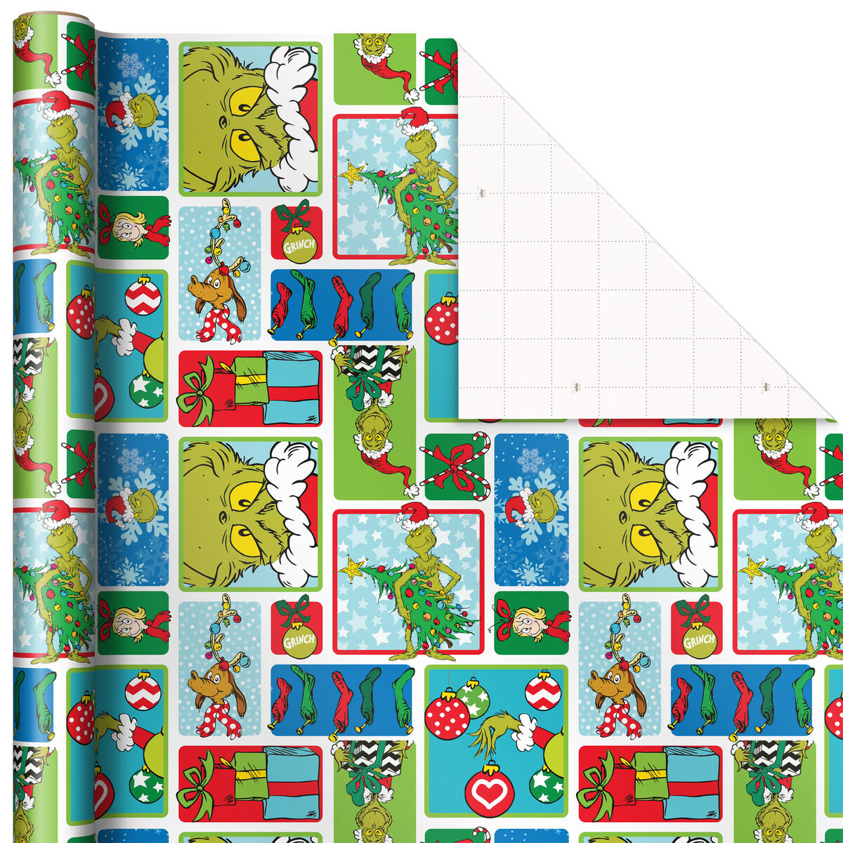 Grinch Christmas Wrapping Paper 