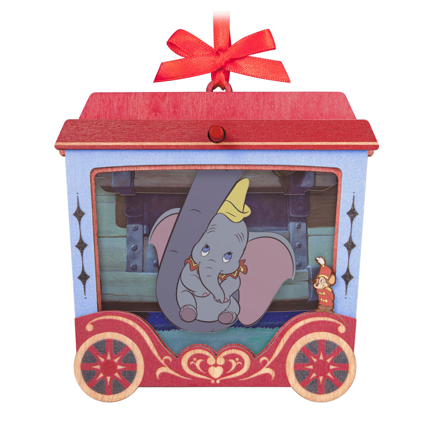 Disney Dumbo 85th Anniversary Mrs. Jumbo's Joy Papercraft Ornament With Motion