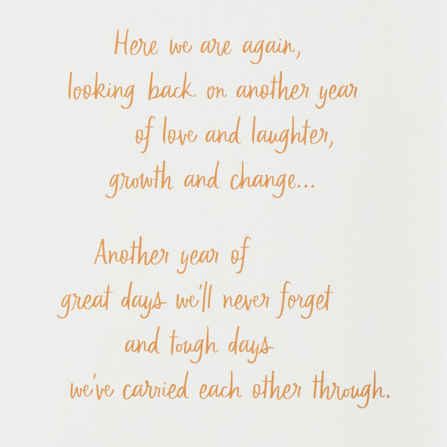 Bold Tropical Leaves Anniversary Card for Husband Sentiment image number 2