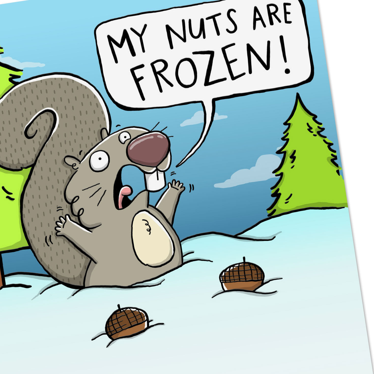Frozen Nuts Funny Christmas Card for only USD 3.99 | Hallmark