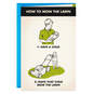 How to Mow the Lawn Funny Father's Day Card, , large image number 1