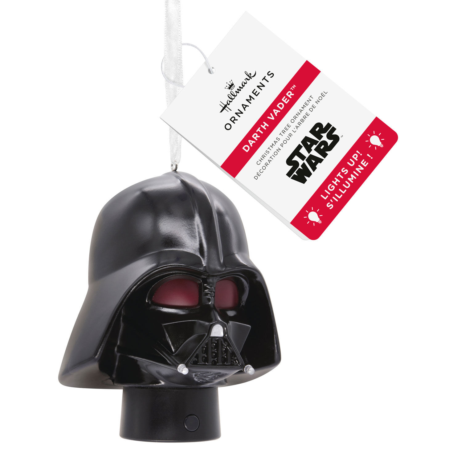 Star Wars&trade; Darth Vader&trade; Helmet Hallmark Ornament With Light, , large image number 5