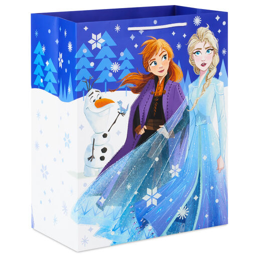13" Disney Frozen Anna and Elsa Large Gift Bag, Frozen