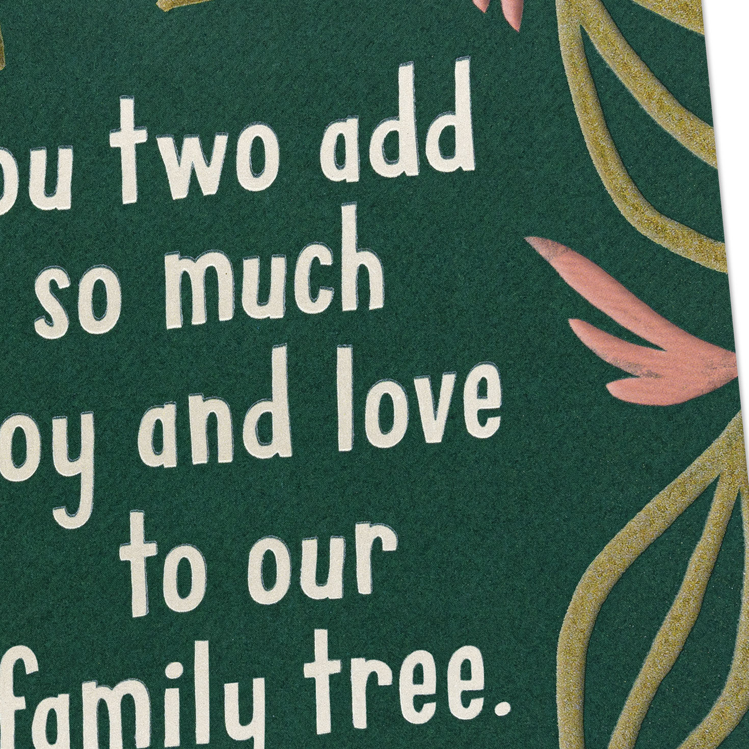 You Add Joy and Love to Our Family Tree Anniversary Card, , large image number 4