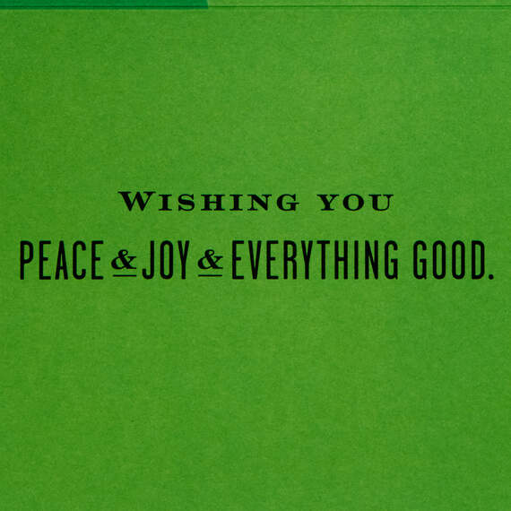 Peace, Joy and Everything Good Money Holder Christmas Card, , large image number 2