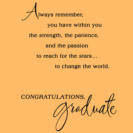 What Lies Within Us Graduation Card, 