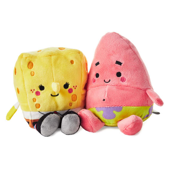 Better Together Nickelodeon SpongeBob and Patrick Magnetic Plush Pair, 5.75"