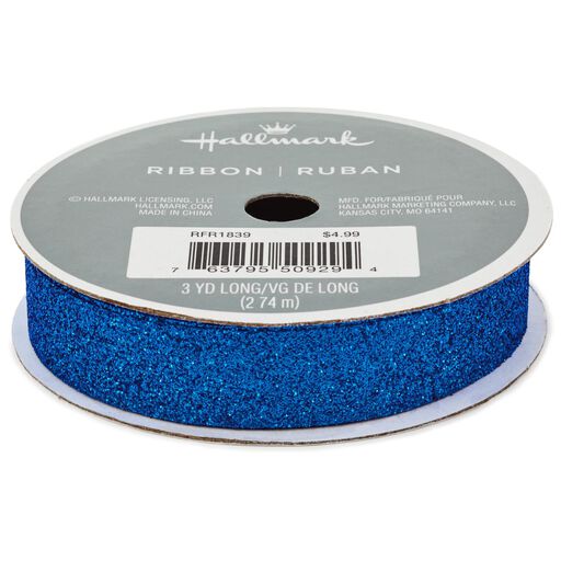 Royal Blue 5/8" Sparklet Ribbon, 9', 
