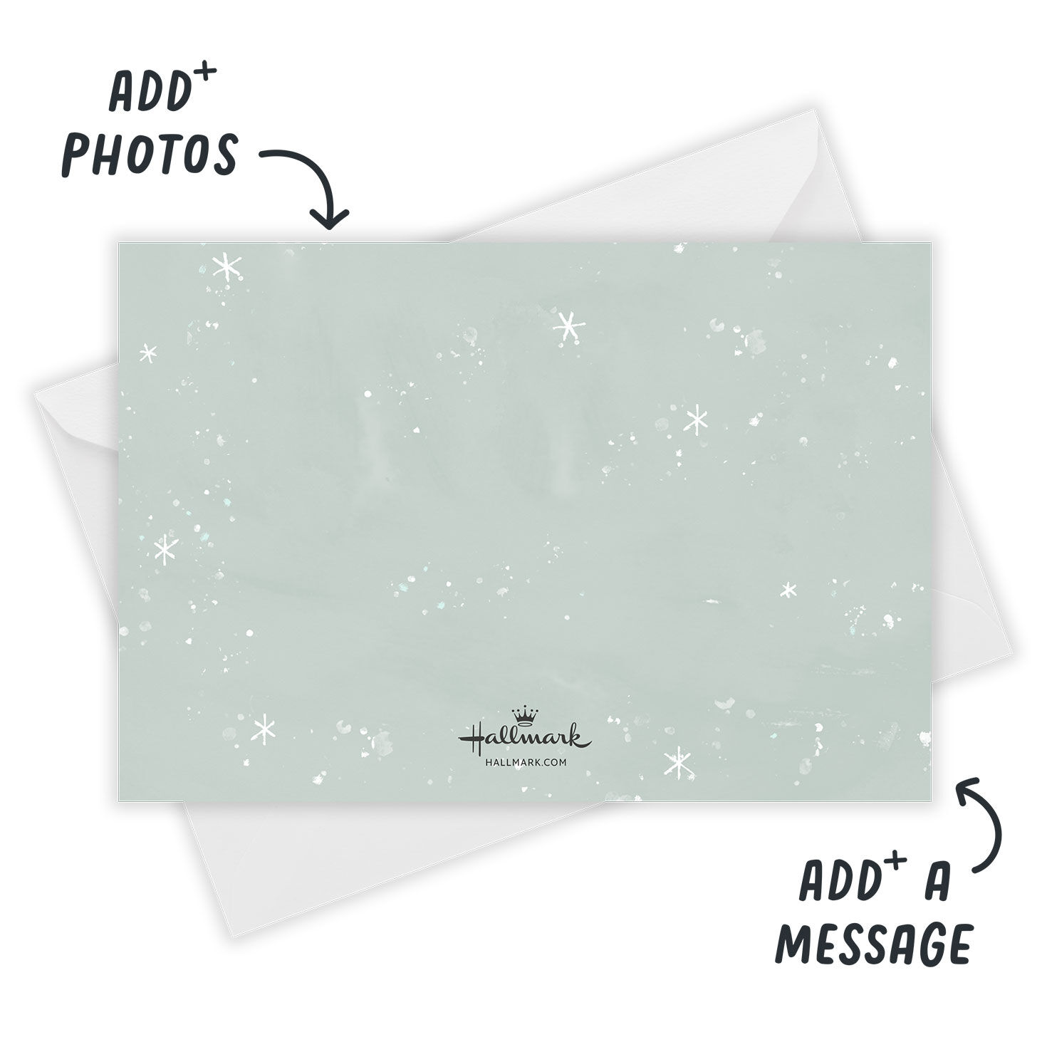 Snowy Cheer Flat Holiday Photo Card, , large image number 3