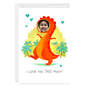 Personalized Fun Dinosaur Face Photo Card, , large image number 1