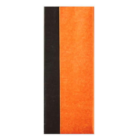Black and Orange 2-Pack Tissue Paper, 8 sheets, , large