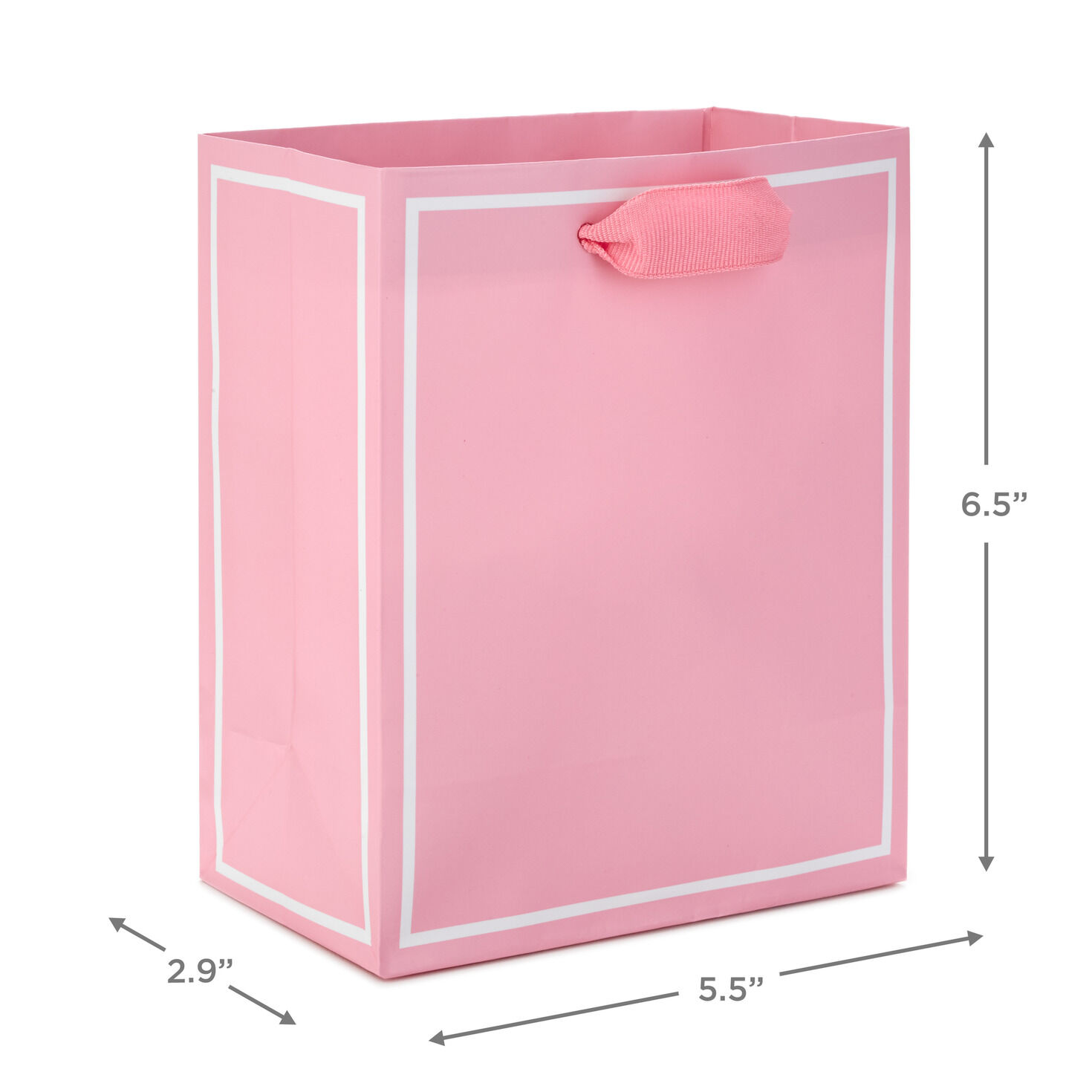 6.5" Assorted Pastel Colors 5-Pack Gift Bags, , large image number 2