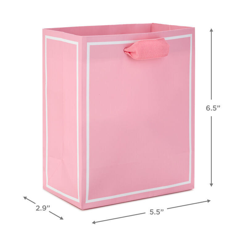 6.5" Assorted Pastel Colors 5-Pack Gift Bags, , large image number 2