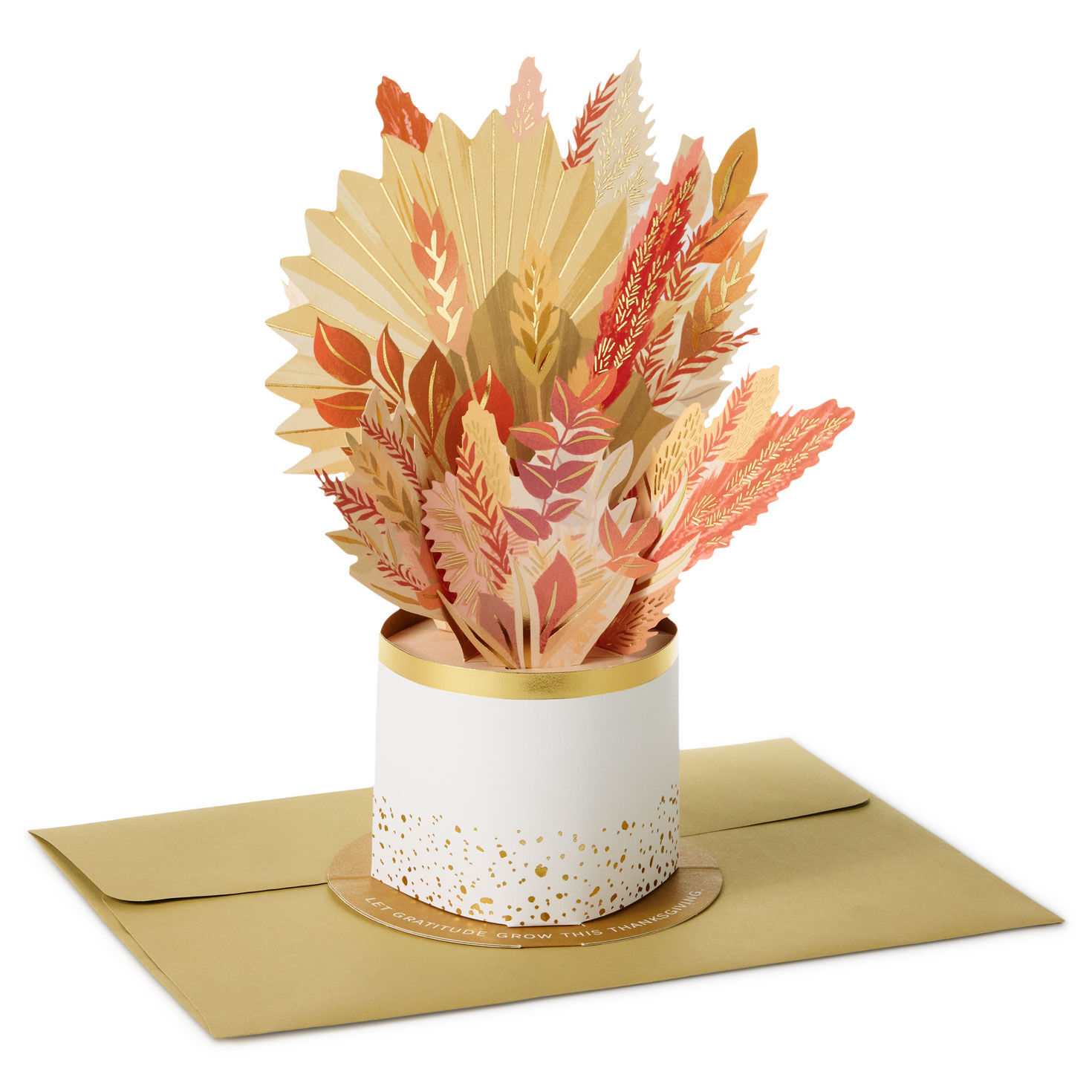 Let Gratitude Grow 3D Pop-Up Thanksgiving Card