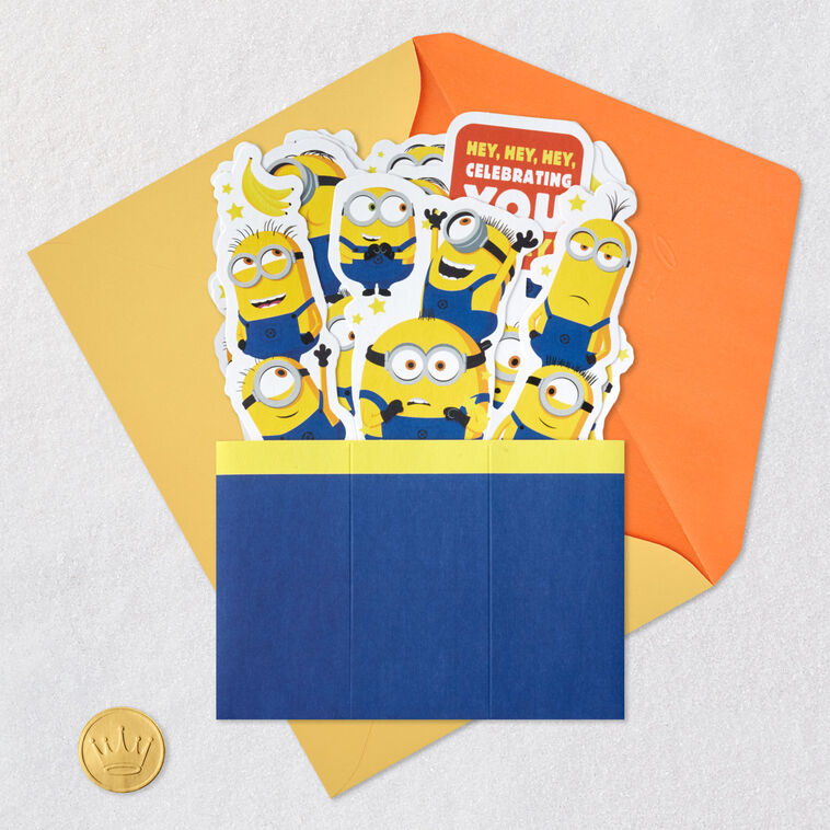 Despicable Me Minions Celebrating You 3D Pop-Up Card, , large image number 5