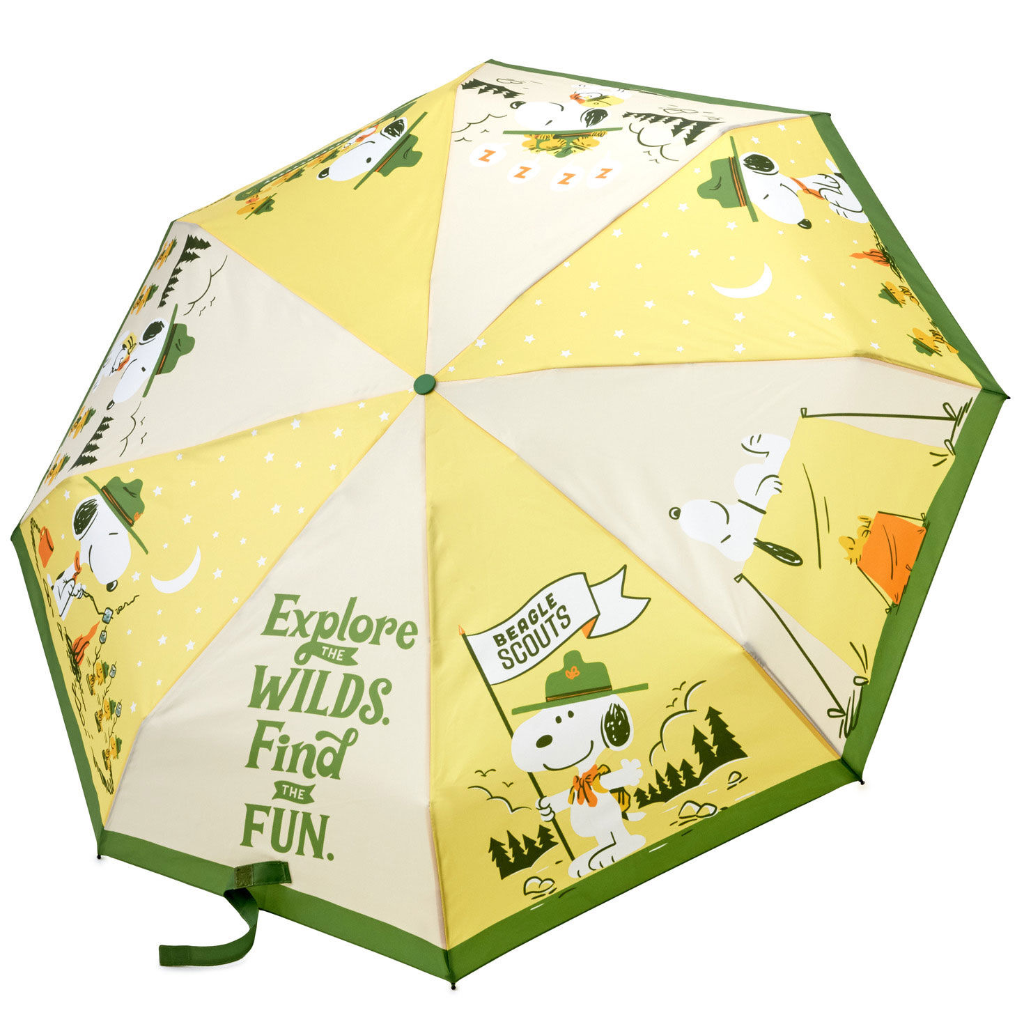 Peanuts® Beagle Scouts Find the Fun Umbrella With Case for only USD 26.99 | Hallmark