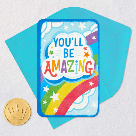 3.25" Mini You'll Be Amazing Good Luck Card, , large image number 6