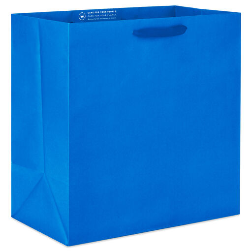 15" X-Deep Royal Blue Gift Bag, Royal Blue