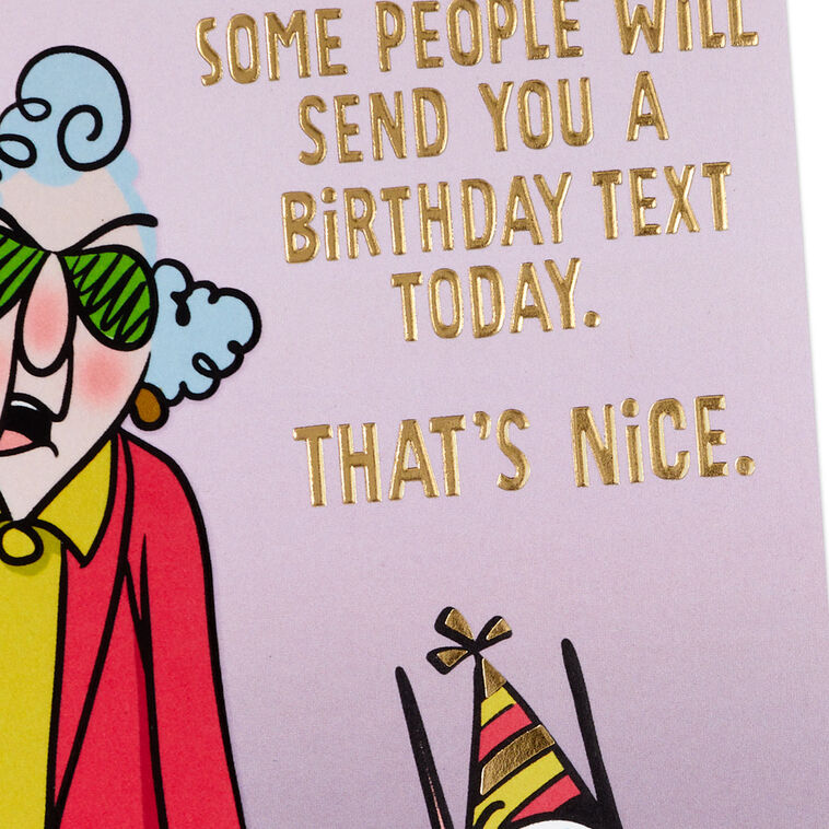 Maxine™ You Get a Card, Dammit Funny Birthday Card - Greeting Cards | Hallmark maxine-you-get-a-card-dammit-funny-birthday-card-greeting-cards-hallmark
