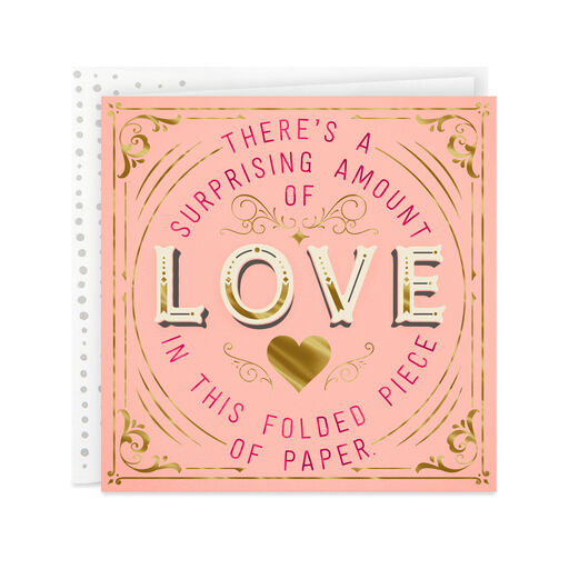 Surprising Amount of Love Birthday Card, 
