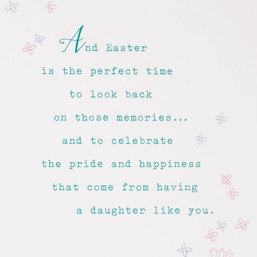 Good Memories Easter Card for Daughter, 