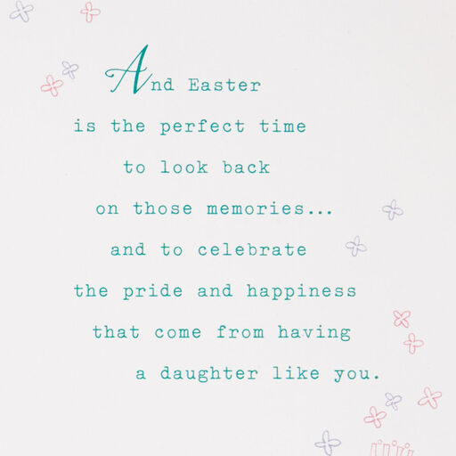 Good Memories Easter Card for Daughter, 