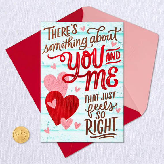 There's Something About You and Me Valentine's Day Card, , large image number 5