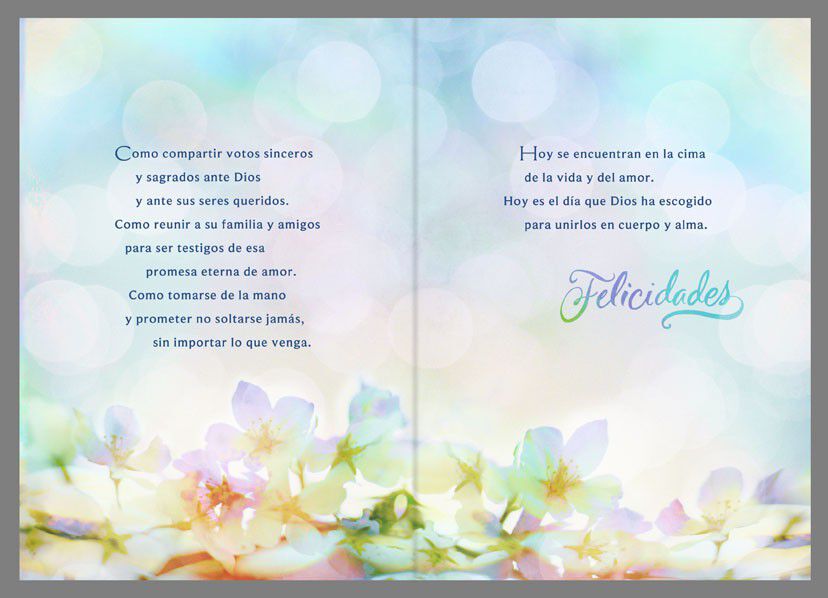 Felicidades en el Día de Su Boda - Religiosa