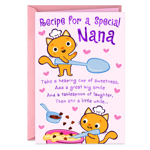 Recipe for a Perfect Nana Mother's Day Card, 