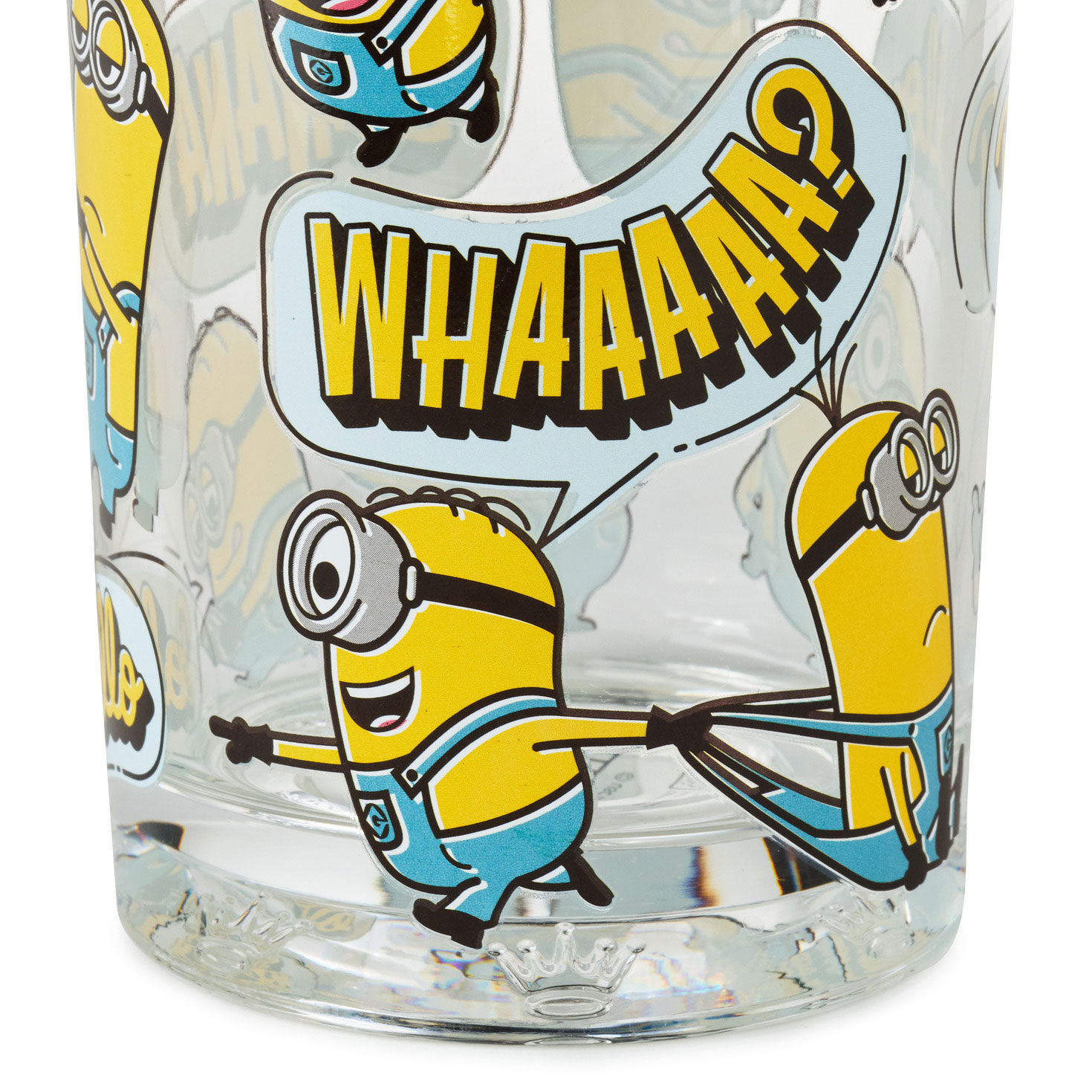 Minions With Speech Bubbles Drinking Glass  image number 4