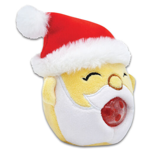 PBJ's Plush Ball Jellies Squeezable Santa Toy, 