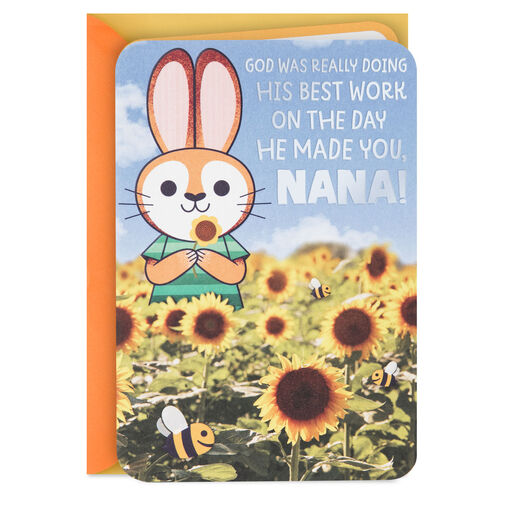 God's Best Work Birthday Card for Nana, 