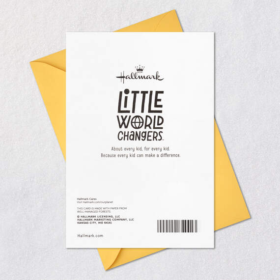 Little World Changers™ I Believe in You Good Luck Card, , large image number 7