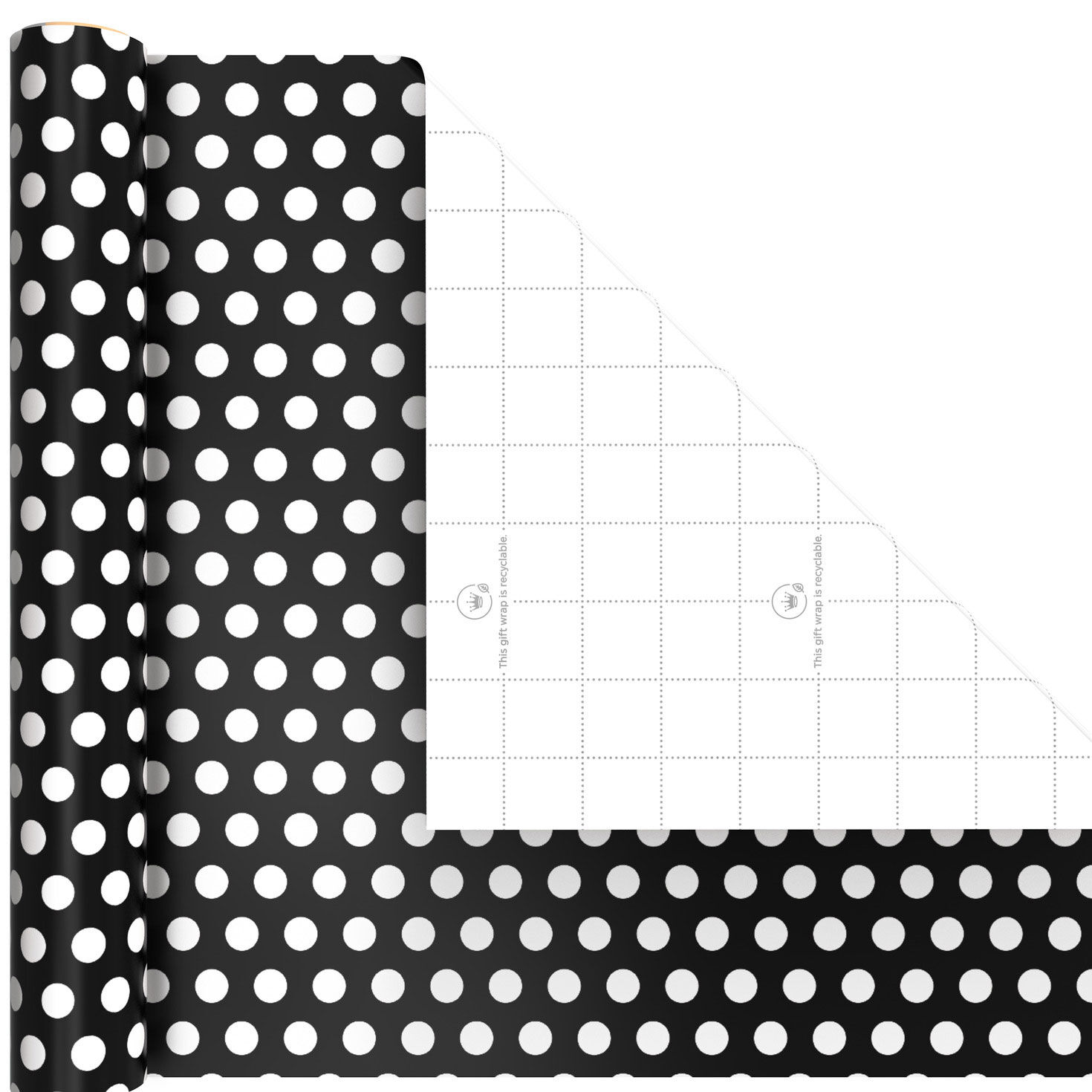 Heart, Dot and Bow Designs Mini Gift Wrap Rolls Wrap Square image number 5