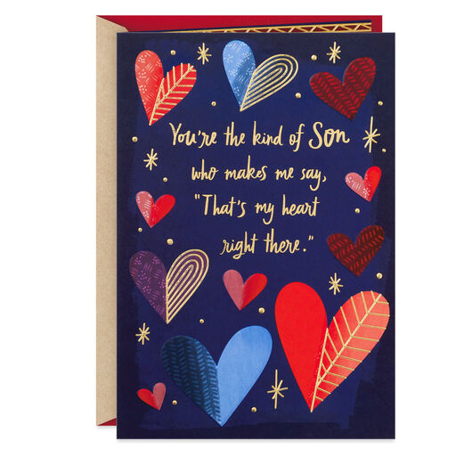 You Make My Day Valentine's Day Card for Son, 