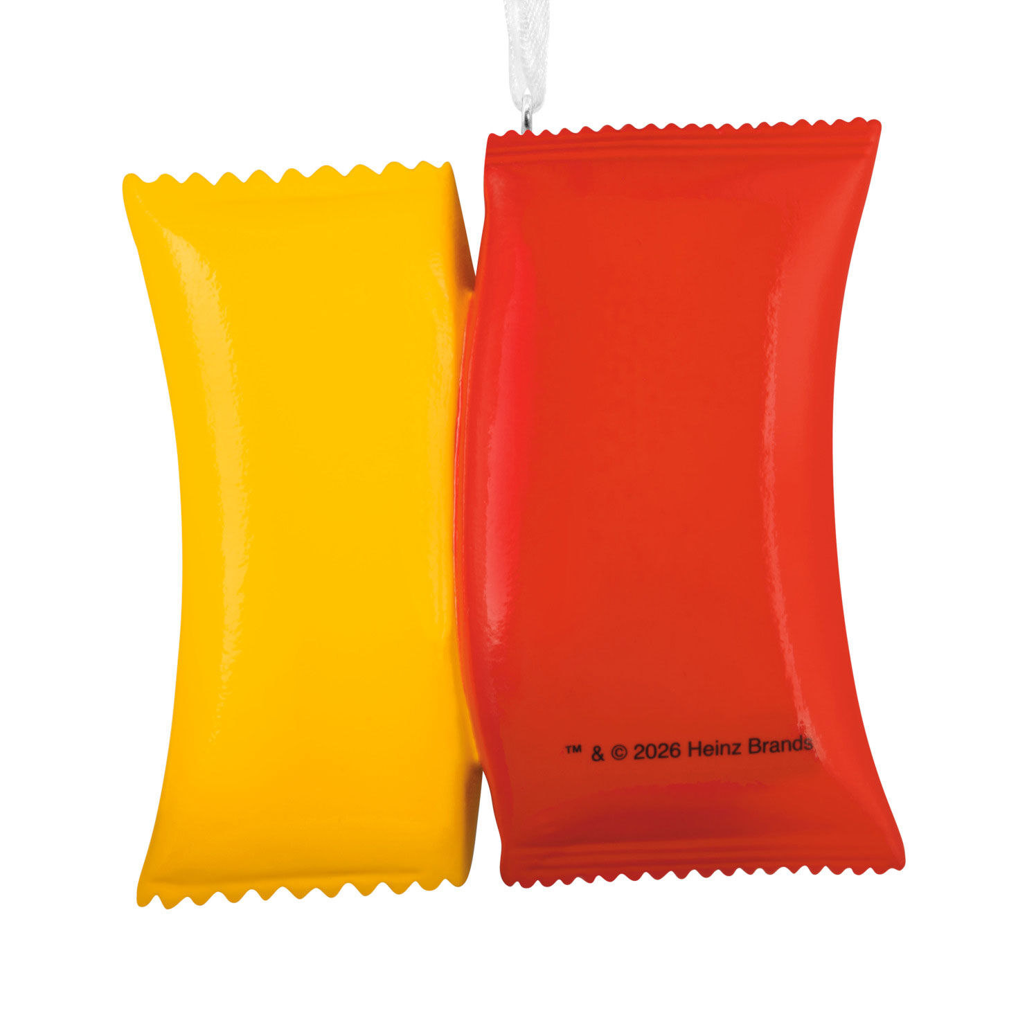 Heinz Ketchup Mustard Pouches Christmas Ornament Back image number 6