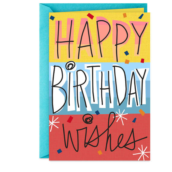 Wishing You a Special Day Birthday Card
