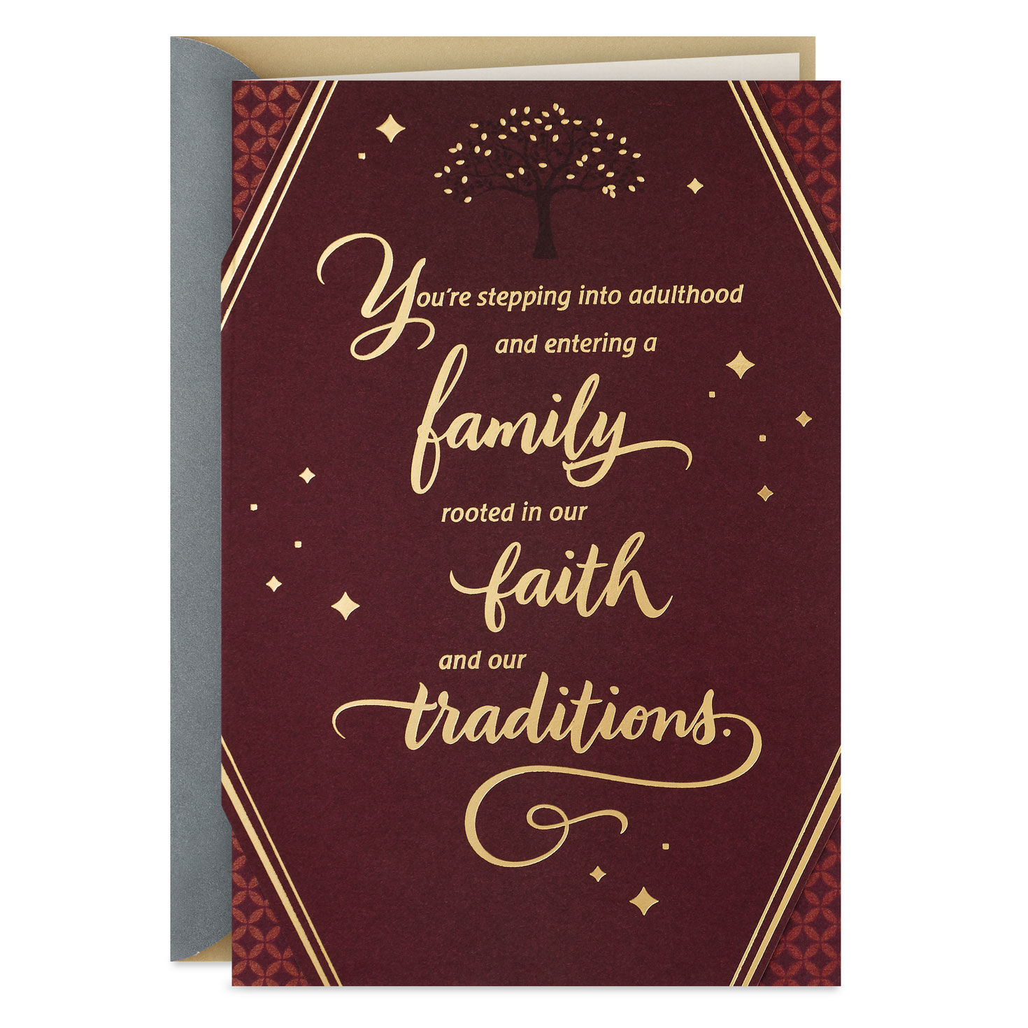 Rooted in Our Faith and Traditions Bar Mitzvah Card for only USD 3.59 | Hallmark