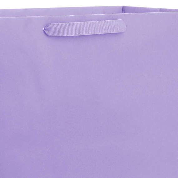 Everyday Solid Gift Bag, Lavender, large image number 4