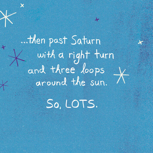 Love You To the Moon and Back Love Card, 