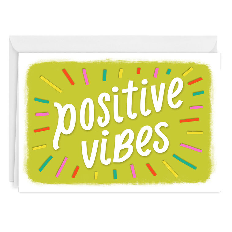 Positive Vibes Custom Card