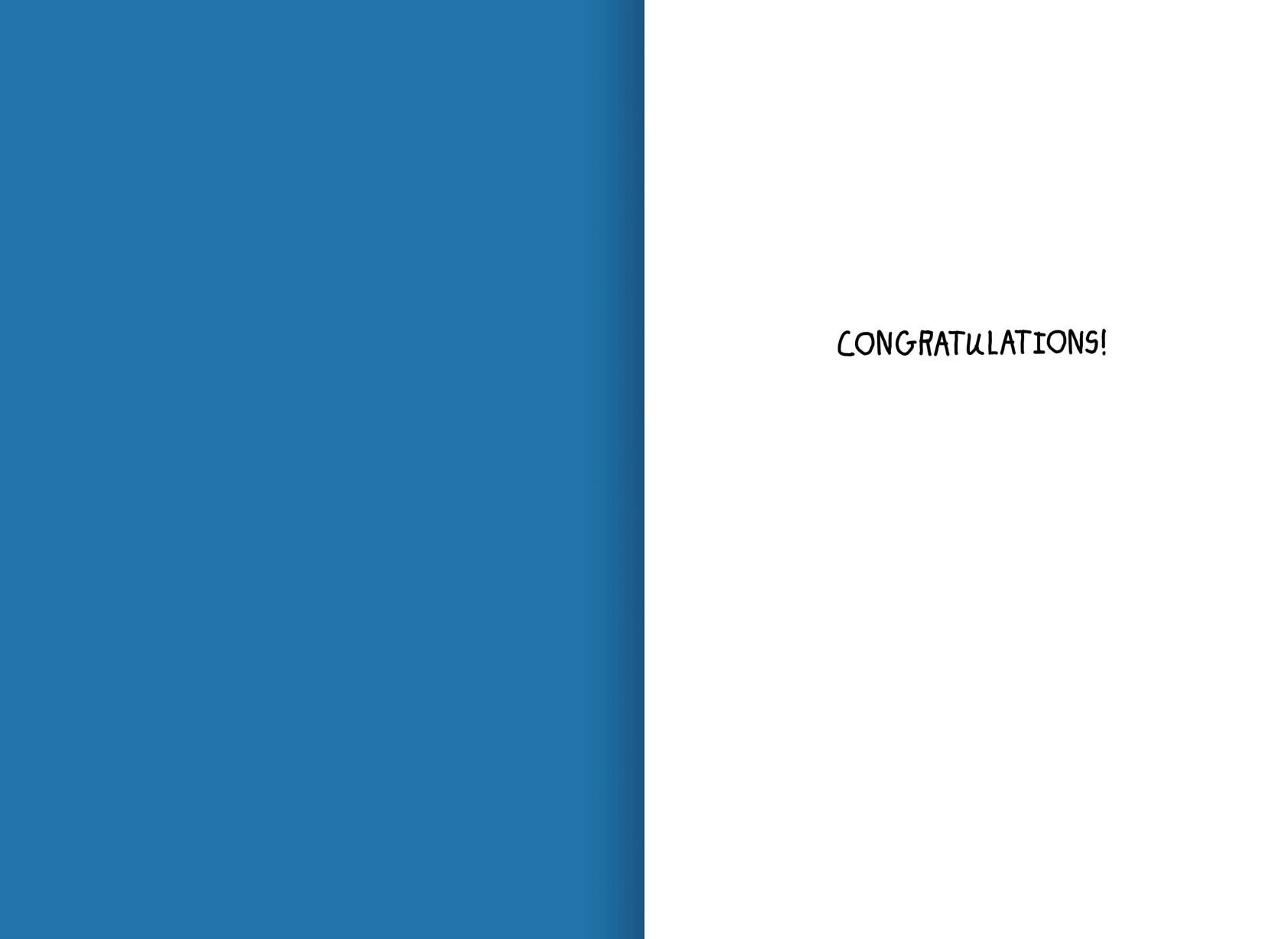 Cheesy and Funny Graduation Card