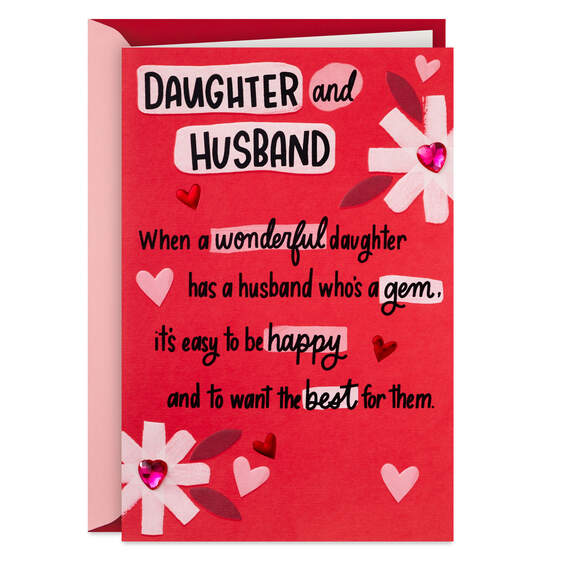 Two Perfect Valentines Valentine's Day Card for Daughter and Husband, , large image number 1
