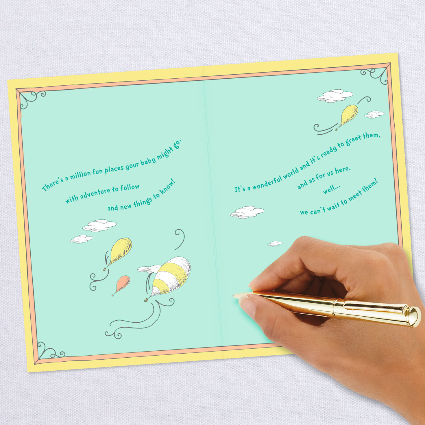 Dr. Seuss™ Oh, the Places They'll Go! New Baby Card for only USD 2.99 | Hallmark