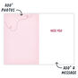Personalized Distance Hearts & Map Valentine’s Day Card  image number 3