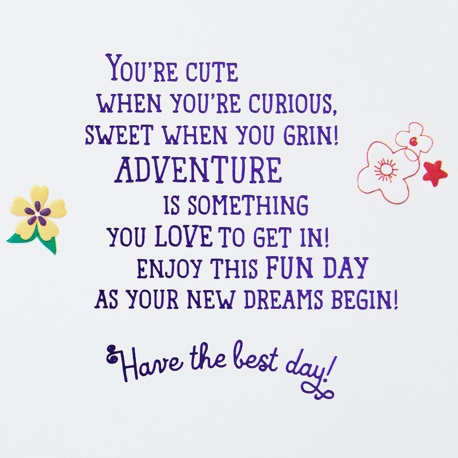 Disney Little Mermaid Ariel Birthday Card for Her Sentiment image number 2