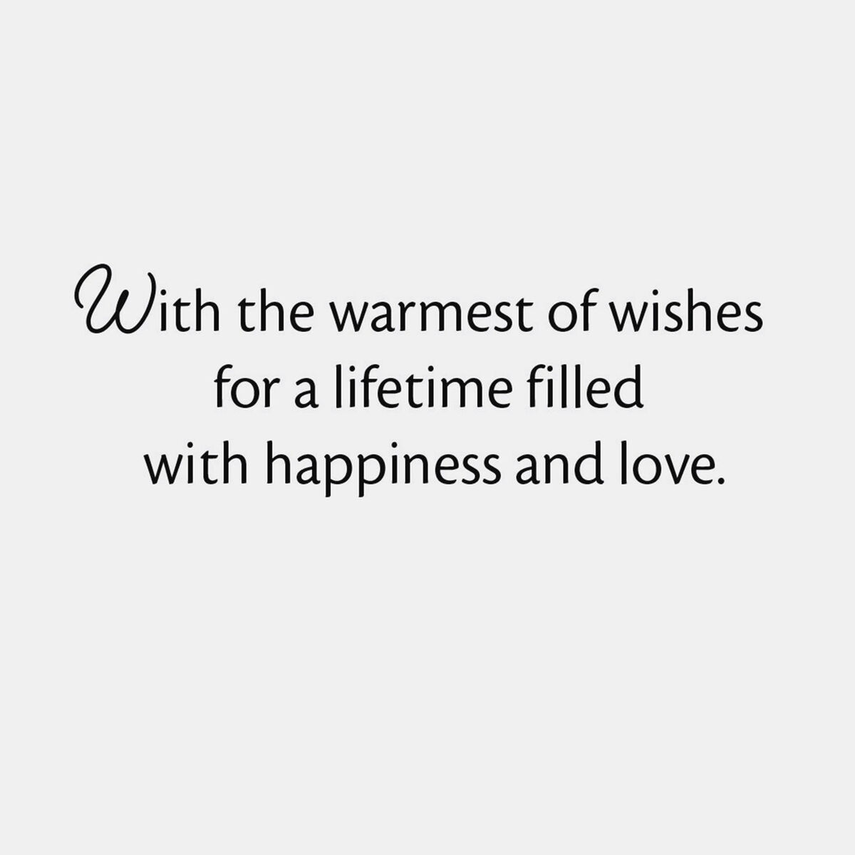 Wishes of Happiness and Love Wedding Shower Card Greeting Cards