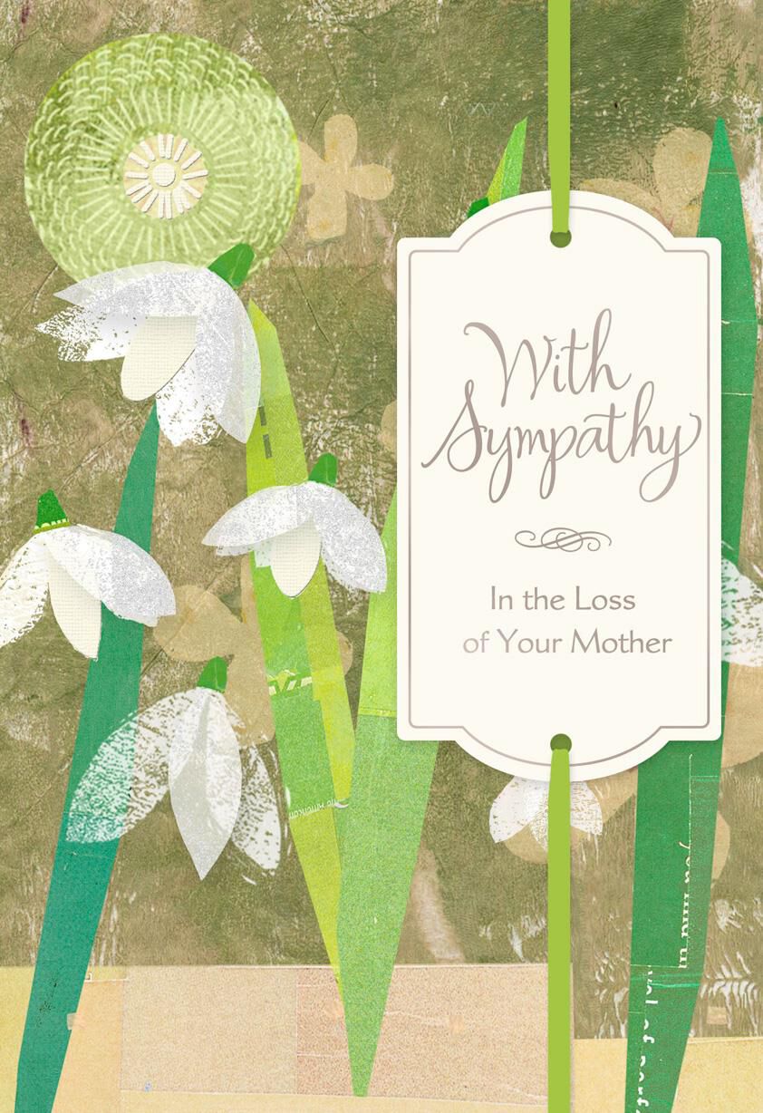 Your Mom's Memory Lives On Sympathy Card