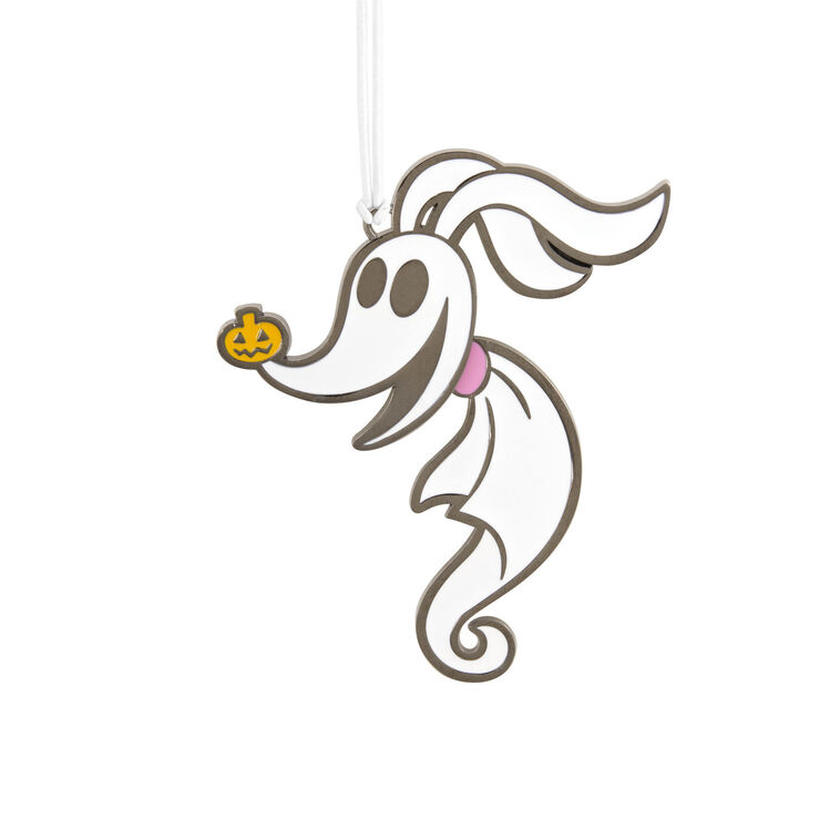 Disney Tim Burton's The Nightmare Before Christmas Zero Moving Metal Hallmark Ornament